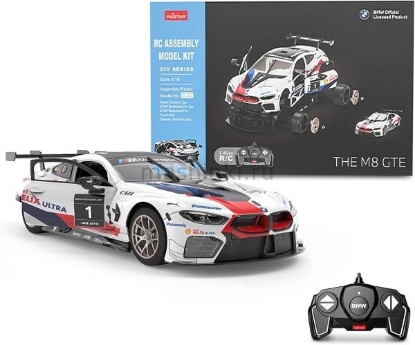 Изображение R/C конструктор RASTAR 1/18 BMW M8 GTE р/у 74 детали белый