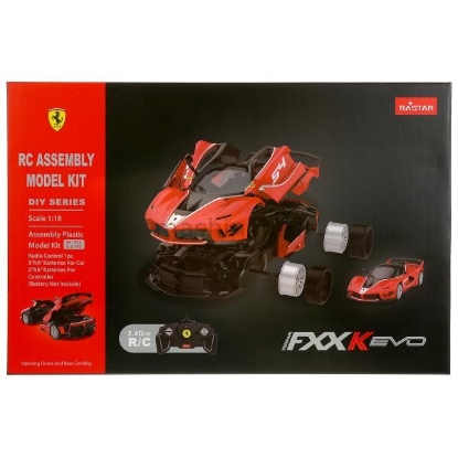 Изображение R/C конструктор RASTAR 1/18 FERRARI FXX EVO р/у 84 детали красный