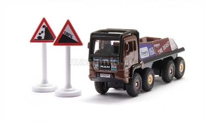 Изображение SIKU Грузовик MAN 8X8 бордовый
