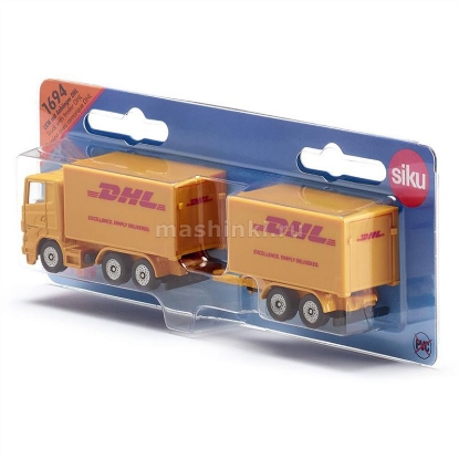 Изображение SIKU Грузовик службы доставки DHL желтый