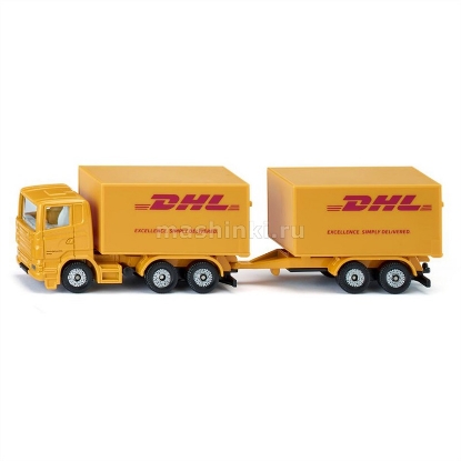 Изображение SIKU Грузовик службы доставки DHL желтый
