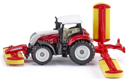 Изображение SIKU Трактор STEYR с газонокосилкой Poettinger