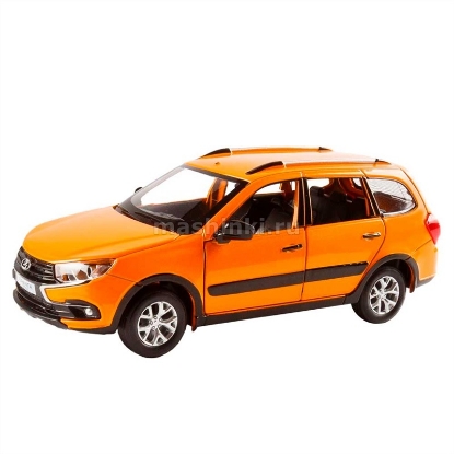 Изображение АВТОПАНОРАМА 1/24 LADA Granta Cross (свет, звук) оранжевый