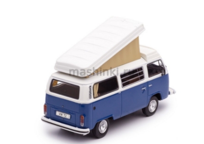 Изображение IXO 1/43 VW T2 Westfalia кемпер подъемная крыша 1978 dark blue/white