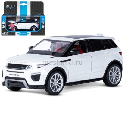 Изображение АВТОПАНОРАМА 1/32 LAND ROVER Range Rover Evoque (свет, звук) белый