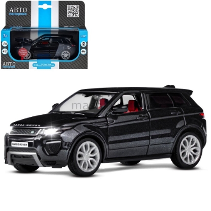 Изображение АВТОПАНОРАМА 1/32 LAND ROVER Range Rover Evoque HSE 2017 (свет, звук) черный