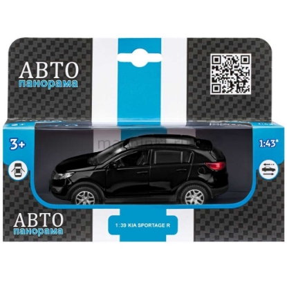 Изображение АВТОПАНОРАМА 1/40 KIA Sportage R откр. двери черный