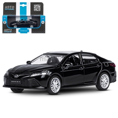 Изображение АВТОПАНОРАМА 1/43 TOYOTA Camry откр. двери черный