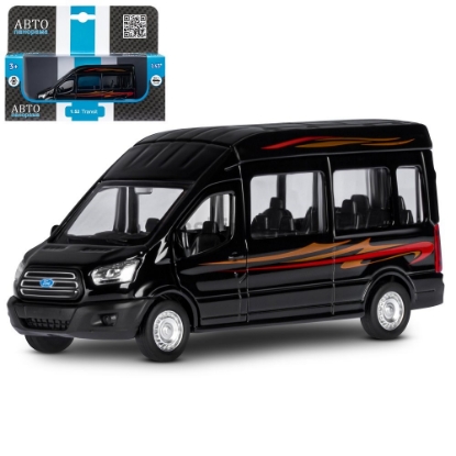 Изображение АВТОПАНОРАМА 1/52 FORD Transit черный