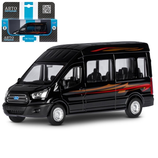 Изображение АВТОПАНОРАМА 1/52 FORD Transit черный