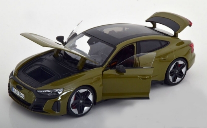 Изображение BBURAGO 1/18 AUDI RS e-tron GT 2022 tactical green/зеленый