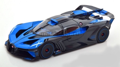 Изображение BBURAGO 1/18 BUGATTI Bolide black-blue/черно-синий