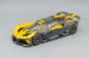 Изображение BBURAGO 1/18 BUGATTI Bolide black-yellow/черно-желтый