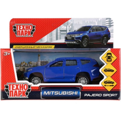 Изображение ТЕХНОПАРК MITSUBISHI Pajero Sport 12 см синий