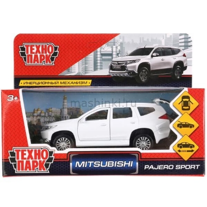 Изображение ТЕХНОПАРК MITSUBISHI Pajero Sport 12 см белый