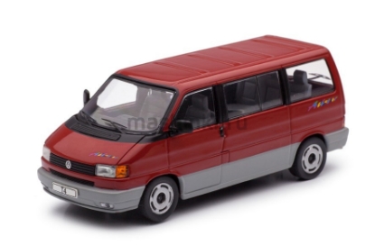 Изображение IXO 1/43 VW T4 Multivan Allstar 1992 red-grey