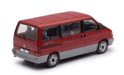 Изображение IXO 1/43 VW T4 Multivan Allstar 1992 red-grey