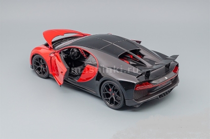 Изображение BBURAGO 1/18 BUGATTI Chiron Sport red/красный