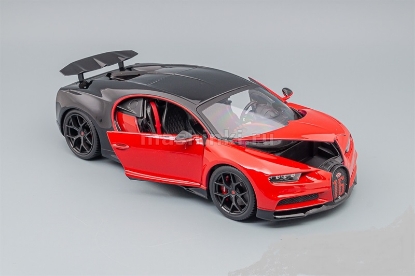 Изображение BBURAGO 1/18 BUGATTI Chiron Sport red/красный