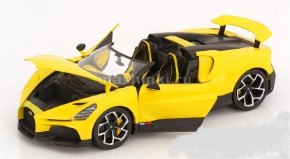 Изображение BBURAGO 1/18 BUGATTI Mistral yellow/желтый