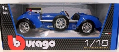Изображение BBURAGO 1/18 BUGATTI Type 59 blue/синий
