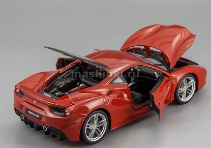 Изображение BBURAGO 1/18 FERRARI 488 GTB red/красный