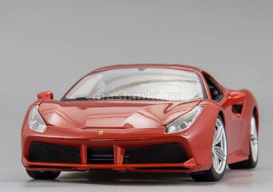 Изображение BBURAGO 1/18 FERRARI 488 GTB red/красный