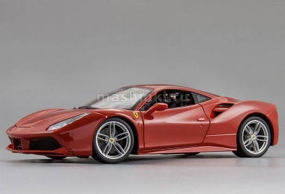 Изображение BBURAGO 1/18 FERRARI 488 GTB red/красный