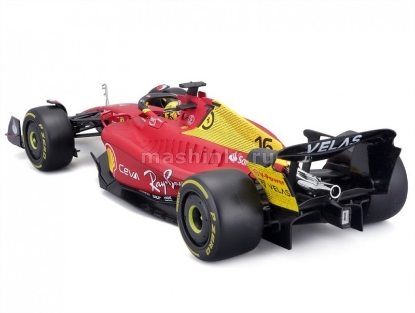 Изображение BBURAGO 1/18 FERRARI F1-75 Charles Leclerc 2022 red/красный