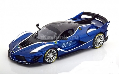 Изображение BBURAGO 1/18 FERRARI FXX K EVO №27 blue/синий