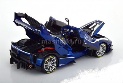 Изображение BBURAGO 1/18 FERRARI FXX K EVO №27 blue/синий