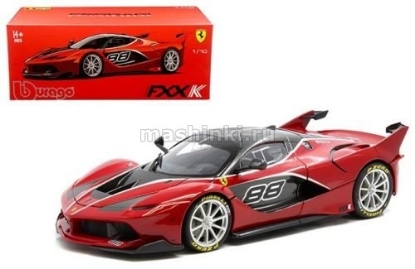 Изображение BBURAGO 1/18 FERRARI FXX K Evo №88 red/красный