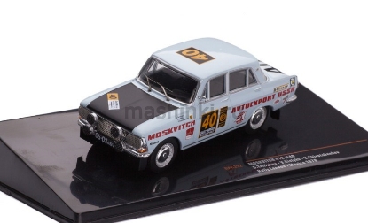 Изображение IXO 1/43 М-412 №40 Avtoexport Тенишев/Кислых/Широченков 20 место ралли London-Mexico 1970
