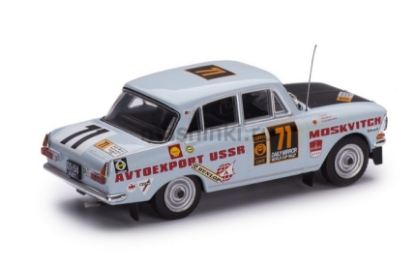 Изображение IXO 1/43 М-412 №71 Avtoexport Хольм/Бубнов/Гирдаускас 17 место Rally London-Mexico 1970