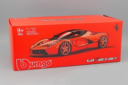 Изображение BBURAGO 1/18 FERRARI LaFerrari red/красный