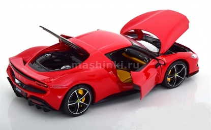 Изображение BBURAGO 1/18 FERRARI R&P 296 GTB red/красный