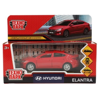 Изображение ТЕХНОПАРК HYUNDAI Elantra 12 см красный
