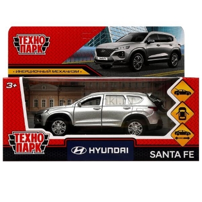 Изображение ТЕХНОПАРК HYUNDAI Santa Fe 12 см серебристый