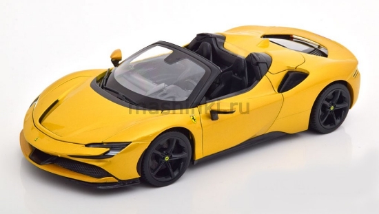 Изображение BBURAGO 1/18 FERRARI SF90 Spider gold/золотой
