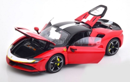 Изображение BBURAGO 1/18 FERRARI SF90 Stradale Assetto Fiorano red/красный