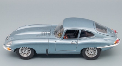Изображение BBURAGO 1/18 JAGUAR E Coupe 1961 silver blue/голубой
