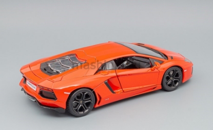 Изображение BBURAGO 1/18 LAMBORGHINI Aventador LP700-4 met orange/металл. оранж