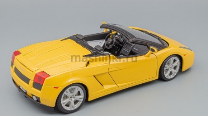 Изображение BBURAGO 1/18 LAMBORGHINI Gallardo Spyder yellow/желтый