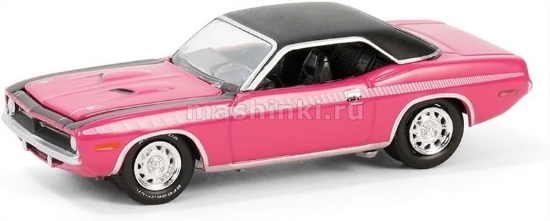 Изображение GREENLIGHT 1/64 PLYMOUTH Cuda (Las Vegas 2023) 1970 moulin rouge