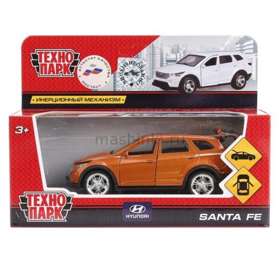 Изображение ТЕХНОПАРК HYUNDAI Santa Fe 12 см белый