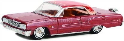 Изображение GREENLIGHT 1/64 CHEVROLET Impala Continental Kit 1964 copper brown