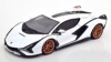 Изображение BBURAGO 1/18 LAMBORGHINI Sian FKP 37 white/black