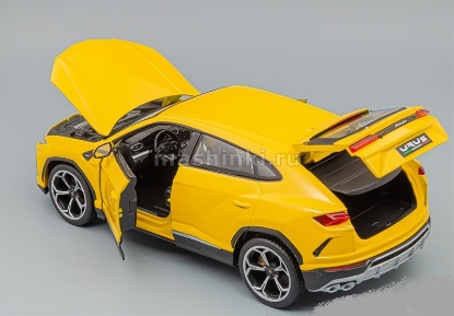 Изображение BBURAGO 1/18 LAMBORGHINI Urus yellow/желтый