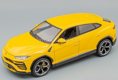 Изображение BBURAGO 1/18 LAMBORGHINI Urus yellow/желтый