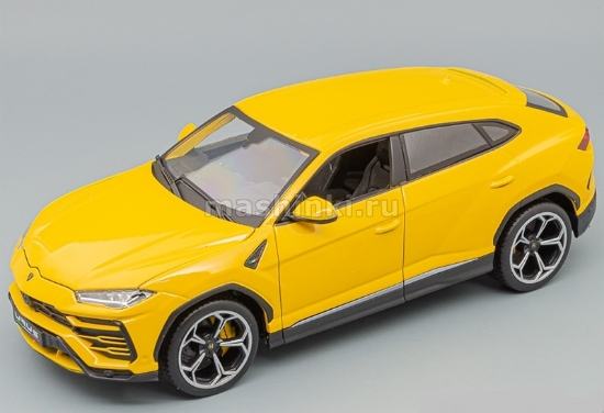 Изображение BBURAGO 1/18 LAMBORGHINI Urus yellow/желтый
